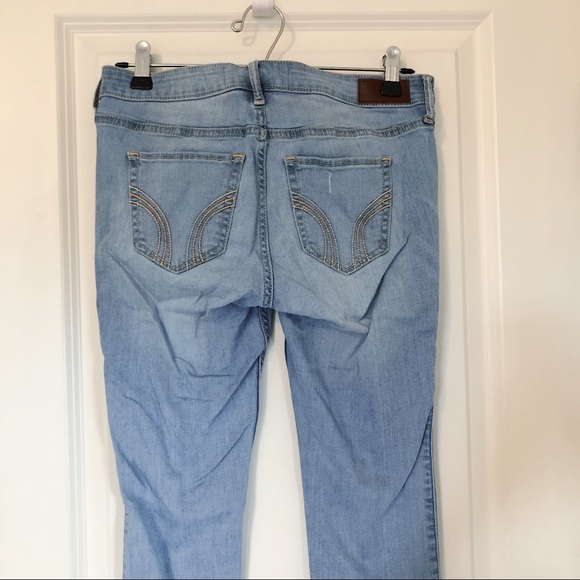 Light Wash Low Rise Ripped Skinny Jeans - Picture 3 of 7